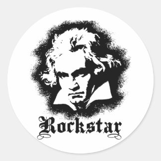 Adesivo Redondo Beethoven
