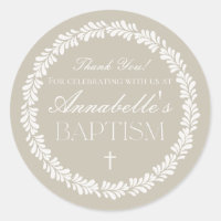 Beige Talavera Azulejo Espanhol Fiesta Baptism Fav