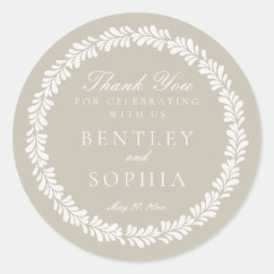 Adesivo Redondo Beige Talavera Azulejo Espanhol Fiesta Weding Favo