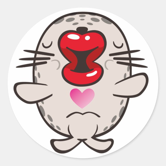 Adesivo Redondo beija-flor (Frente)