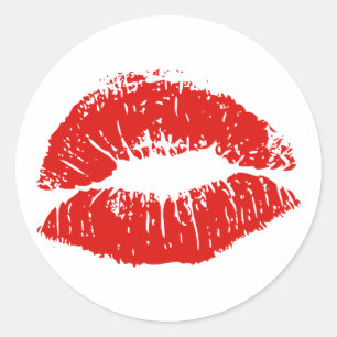 Adesivo Redondo beijo
