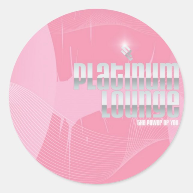 Adesivo Redondo Beijos Rosa (Frente)