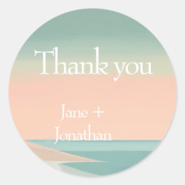 Adesivo Redondo beira-mar