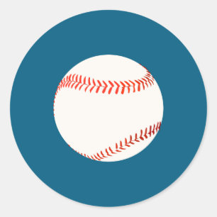 Adesivo Redondo Beisebol