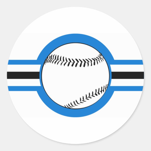 Adesivo Redondo beisebol: estrela do ar: (Frente)