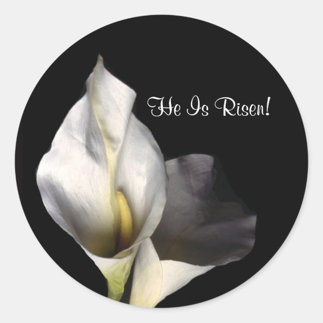 Adesivo Redondo Bela bendita e maravilhosa Páscoa de Wish Sticker (Frente)