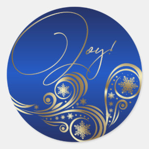 Adesivo Redondo Bela fantasia Blue Round Sticker