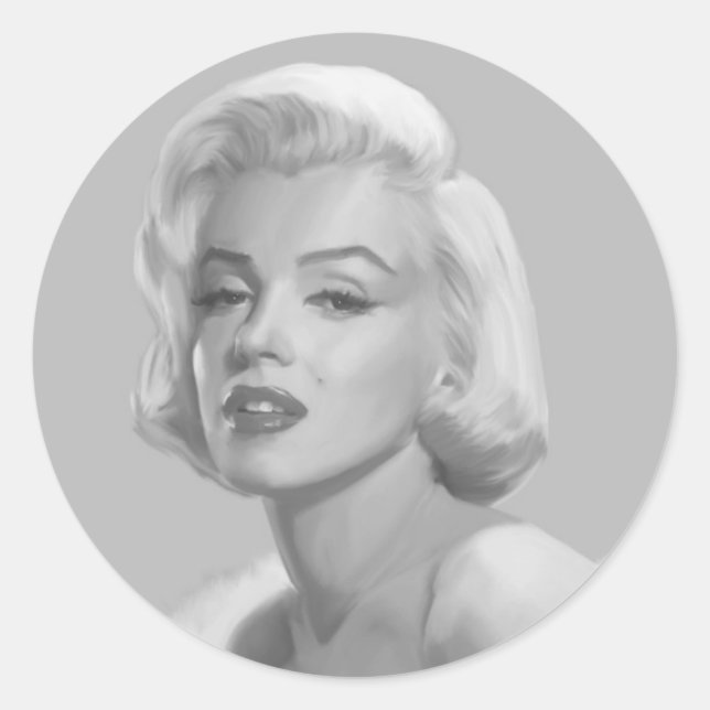 Adesivo Redondo Beleza Clássica (Frente)