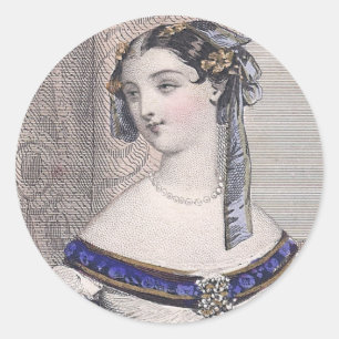 Adesivo Redondo Beleza do Victorian por Jules David - cara lindo!