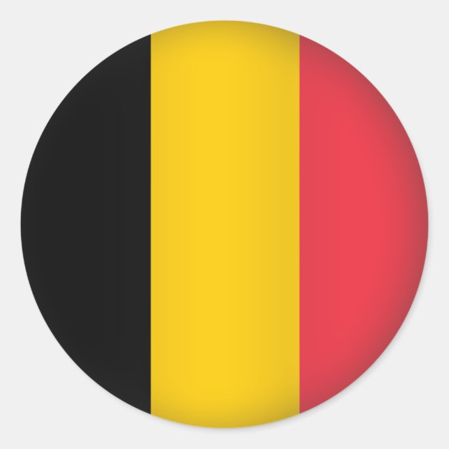 Adesivo Redondo Bélgica redonda (Frente)