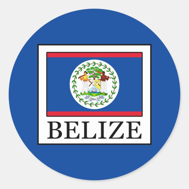 Adesivo Redondo Belize (Frente)