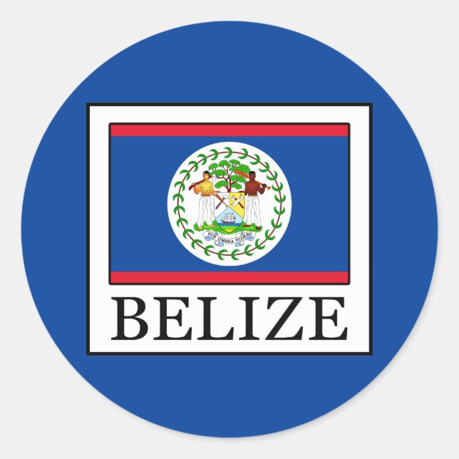 Adesivo Redondo Belize (Frente)