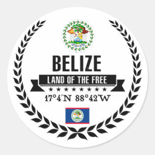Adesivo Redondo Belize