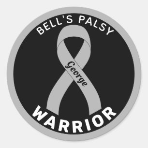 Adesivo Redondo Bell Palsy Warrior Fita-Cola-redonda