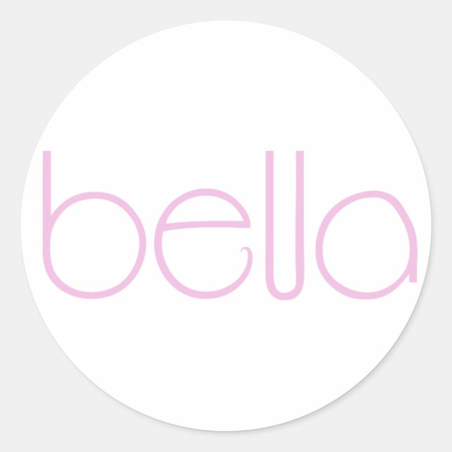 Adesivo Redondo Bella rosa Sticker (Frente)
