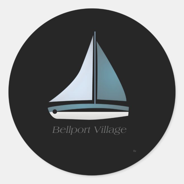Adesivo Redondo Bellport Village (Frente)
