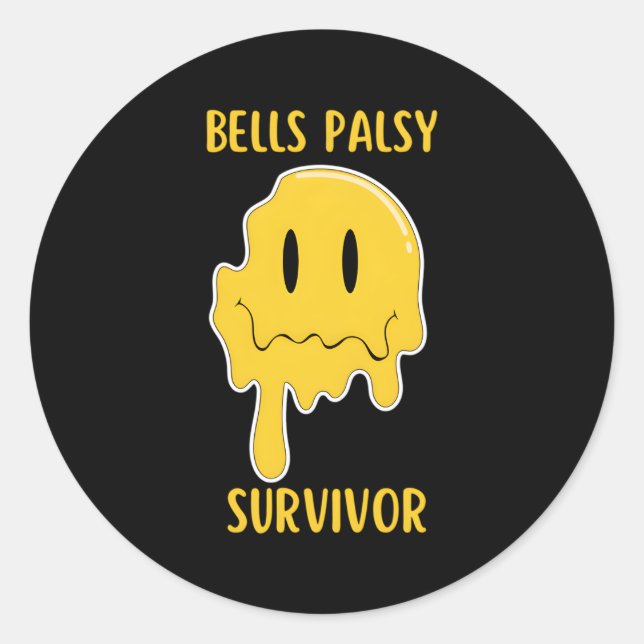 Adesivo Redondo Bells Palsy Survival Paralisia Facial Bells (Frente)