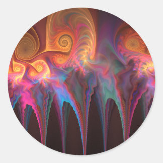 Adesivo Redondo Belly Dancers