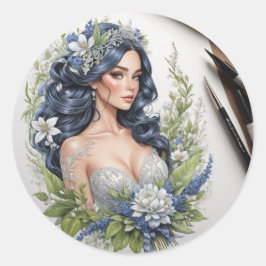 Adesivo Redondo Belo design