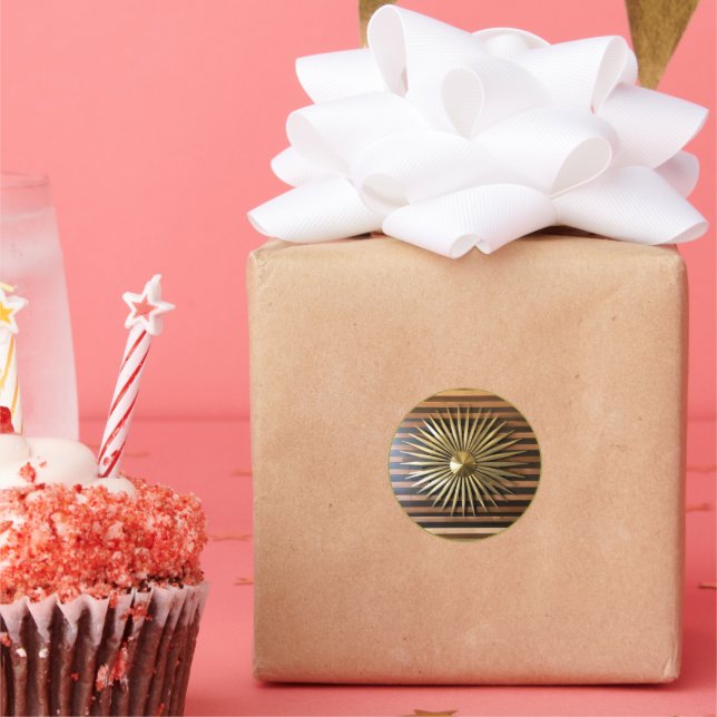 Adesivo Redondo Belo e incrível design (Festa)