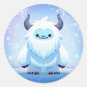 Adesivo Redondo Belo Natal/Ano de inverno