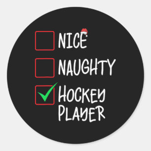 Adesivo Redondo Belo Papai noel Da Lista De Natal Do Jogador De Hó