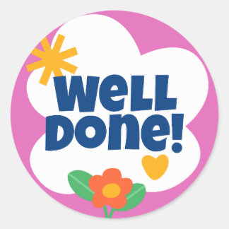 Adesivo Redondo Bem Concluído