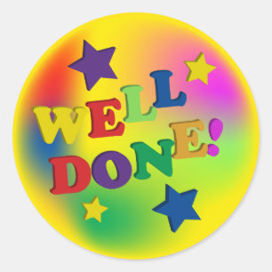 Adesivo Redondo Bem cozido!