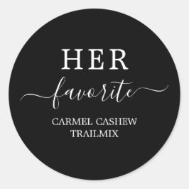 Adesivo Redondo "Bem-vinda, Vinheta-Seu Favorito"