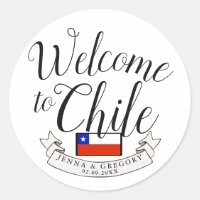 Bem-vindo ao Chile | Personalização de Casamento d