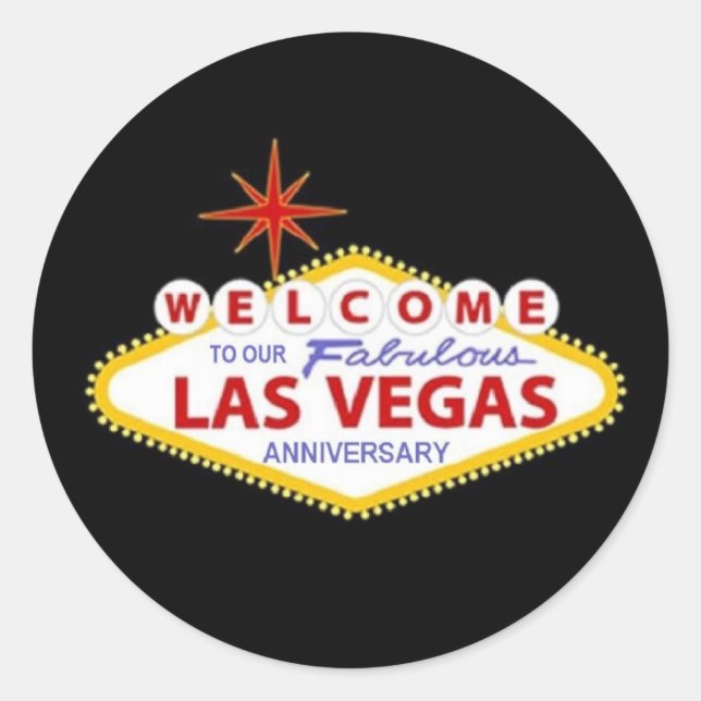 ADESIVO REDONDO BEM-VINDO AO NOSSO FABULOSO VÍDEO L V (Frente)