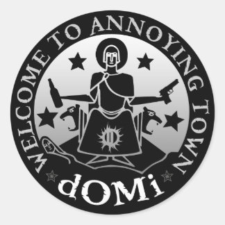 Adesivo Redondo Bem-Vindo Ao Viciado!