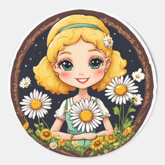 Adesivo Redondo Bem-vindos calorosos! (Frente)