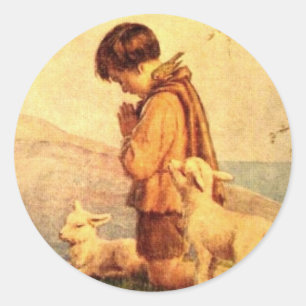 Adesivo Redondo Bênçãos de páscoa