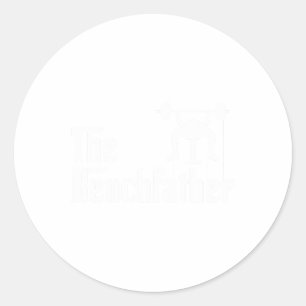 Adesivo Redondo Benchdad Bodybuilding Gym Bro Funny Bench P