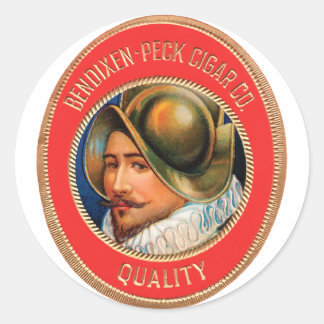 Adesivo Redondo Bendixen-PeckCigar