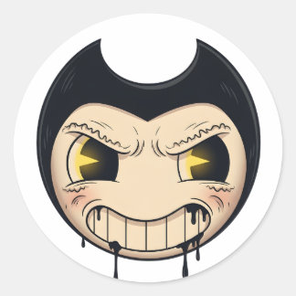 Adesivo Redondo Bendy Sticker | Bendy and the Ink Machine Vinyl Ch