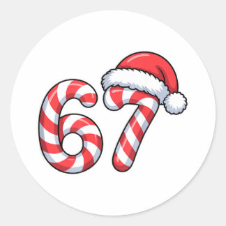 Adesivo Redondo Bengala de Açúcar Derretendo 6 7 Gotejamento de Ge