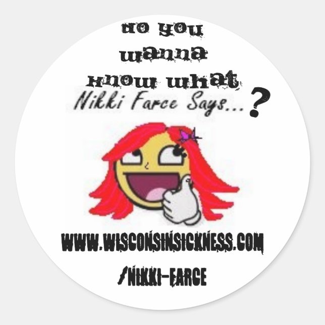 Adesivo Redondo Bens da Equipe de Rua (Frente)