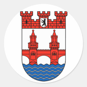 Adesivo Redondo Berlim Kreuzberg