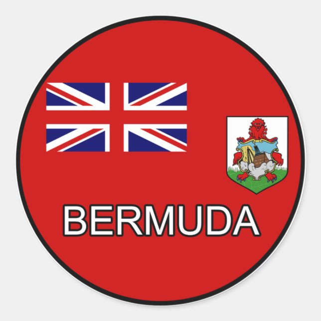 Adesivo Redondo Bermudas EuroSticker (Frente)