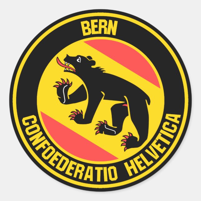 Adesivo Redondo Bern Round Emblem (Frente)