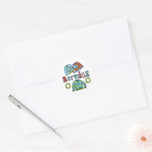 Adesivo Redondo Bernice Sticker (Envelope)