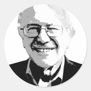Adesivo Redondo Bernie Sanders