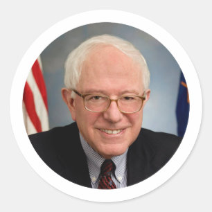 Adesivo Redondo bernie sanders presidente