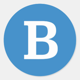 Adesivo Redondo Bernie Sanders Round "B" Sticker