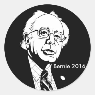 Adesivo Redondo Bernie Sanders Sticker