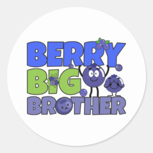 Adesivo Redondo Berry Big Brother - Toque de mirtilo Sibel