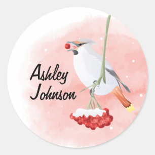 Adesivo Redondo Berry de aves
