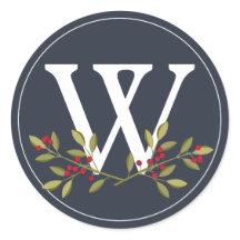 Berry Felry Christmas Envelope Seal